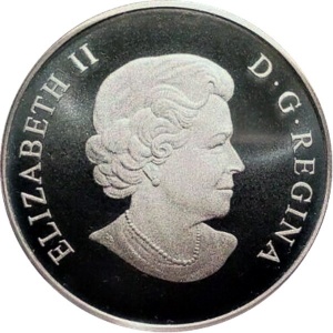 Аверс монеты Канада, 100 долларов, 2016, Косатка