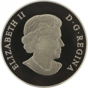 Аверс монеты Канада, 100 долларов, 2016, Вапити