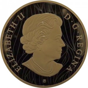 Аверс монеты Канада, 100 долларов, 2019, Навстречу свету - Лев