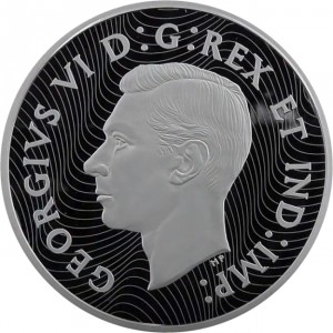 Аверс монеты Канада, 100 долларов, 2019, 145 лет со дня рождения Уинстона Черчилля