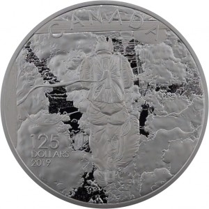 Реверс монеты Канада, 125 долларов, 2019, 75-я годовщина - Нормандская кампания. Операция "Тонга"