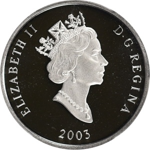 Аверс монеты Канада, 150 долларов, 2003, Дикая природа Канады - Морж