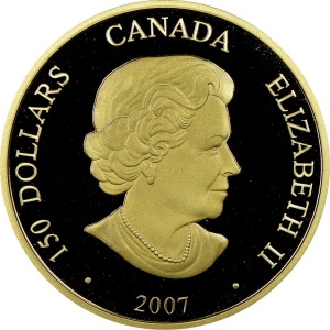 Аверс монеты Канада, 150 долларов, 2007, Китайский гороскоп - год свиньи