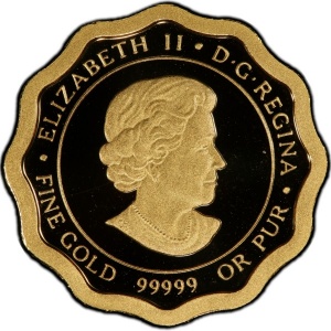 Аверс монеты Канада, 150 долларов, 2010, Китайские благословения - Благословения силы