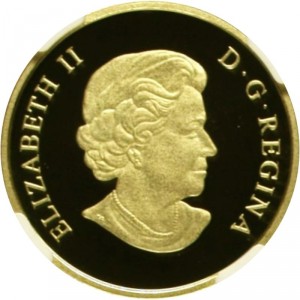 Аверс монеты Канада, 150 долларов, 2011, Китайский гороскоп - Год Кролика /номинал на реверсе/