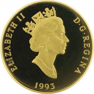 Аверс монеты Канада, 200 долларов, 1993, Королевская канадская конная полиция
