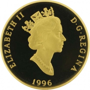 Аверс монеты Канада, 200 долларов, 1996, Канадская тихоокеанская железная дорога
