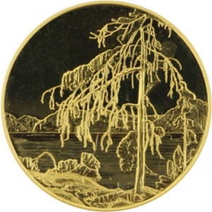 Реверс монеты Канада, 200 долларов, 2002, Том Томсон - The Jack Pine