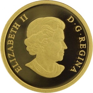 Аверс монеты Канада, 200 долларов, 2011, Королевская семья: герцог и герцогиня Кембриджские