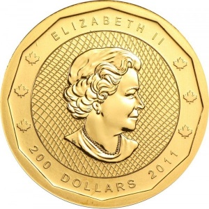 Аверс монеты Канада, 200 долларов, 2011, Конная полиция
