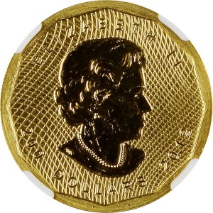 Аверс монеты Канада, 200 долларов, 2012, Три кленовых листа