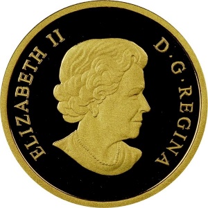 Аверс монеты Канада, 200 долларов, 2013, Великие исследователи Канады – Жак Картье