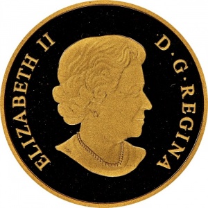 Аверс монеты Канада, 200 долларов, 2015, Историческое правление