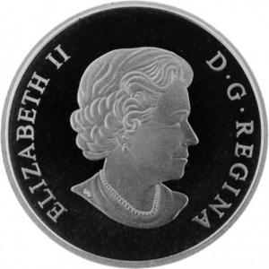 Аверс монеты Канада, 200 долларов, 2016, Пейзажи Севера - Ледяная Арктика
