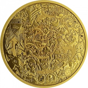 Реверс монеты Канада, 250 долларов, 2014, Канада глазами Тима Барнарда