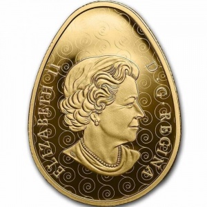 Аверс монеты Канада, 250 долларов, 2022, Традиционная украинская писанка