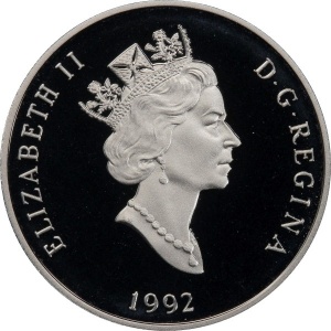 Аверс монеты Канада, 300 долларов, 1992, Пума