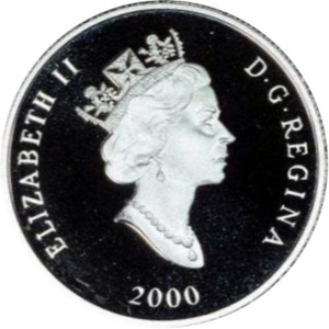 Аверс монеты Канада, 300 долларов, 2000, Дикая природа Канады - Антилопа