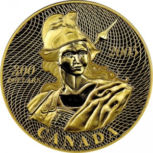 Реверс монеты Канада, 300 долларов, 2005, Канадские банкноты - Шинпластер 1870 года выпуска