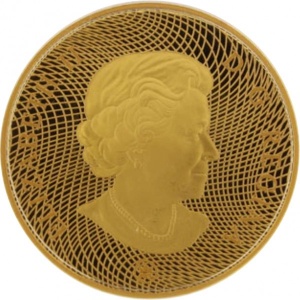 Аверс монеты Канада, 300 долларов, 2009, Полнолунная маска