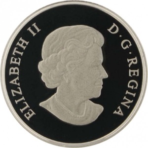 Аверс монеты Канада, 300 долларов, 2010, Гигантский ленивец