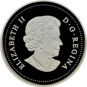 Аверс монеты Канада, 300 долларов, 2014, Толсторог