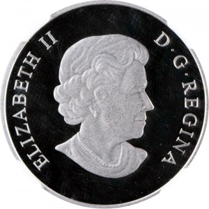 Аверс монеты Канада, 300 долларов, 2014, Бизон