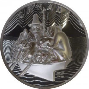 Реверс монеты Канада, 500 долларов, 2012, Дух Хайда-Гуайи