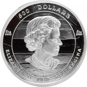Аверс монеты Канада, 500 долларов, 2013, Эмили Карр - Tsatsisnukomi