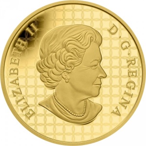 Аверс монеты Канада, 500 долларов, 2014, Легенда о духе медведя