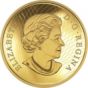 Аверс монеты Канада, 500 долларов, 2015, Кленовый лист