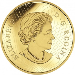 Аверс монеты Канада, 500 долларов, 2016, Кленовый лист