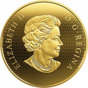 Аверс монеты Канада, 500 долларов, 2019, Беркут