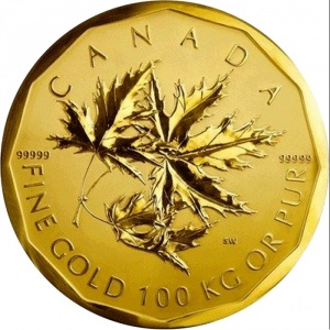 Реверс монеты Канада, 1.000.000 долларов, 2007, Кленовый лист
