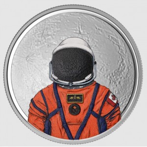 Реверс монеты Канада, 20 долларов, 2026, Полёт на Луну