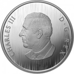 Аверс монеты Канада, 50 долларов, 2026, Геральдический лев