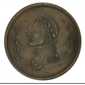 Аверс монеты Канада, ½ пенни, 1811, Веллингтон. Trade & Commerce