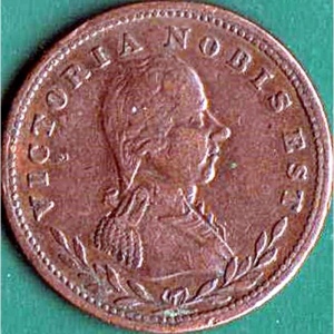 Аверс монеты Канада, ½ пенни, 1811, Victoria Nobis Est