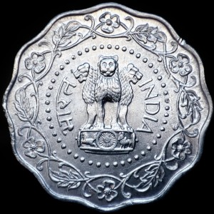 Аверс монеты Индия, 10 пайс, 1979