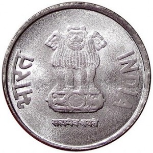 Аверс монеты Индия, 50 пайс, 2011-2016