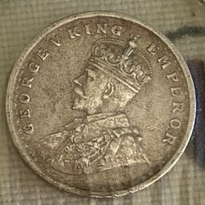 Аверс монеты Индия, 2 анны, 1911