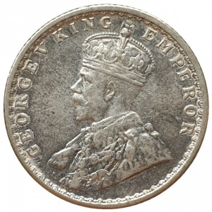 Аверс монеты Индия, ¼ рупии, 1912-1936