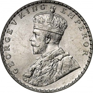 Аверс монеты Индия, 1 рупия, 1912-1922