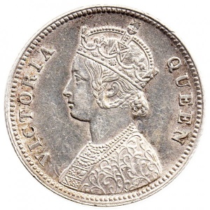 Аверс монеты Индия, ¼ рупии, 1862-1876