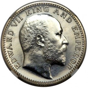 Аверс монеты Индия, ½ рупии, 1905-1910