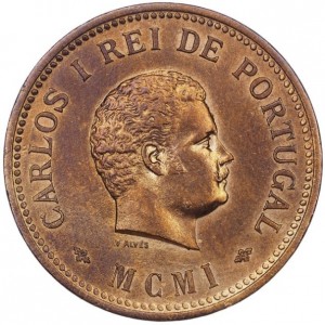 Аверс монеты Индия, ½ танга, 1901-1903