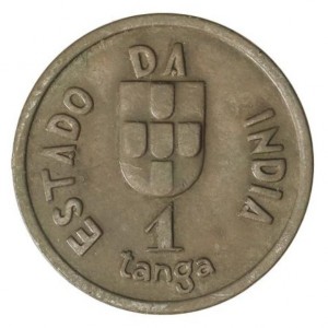 Реверс монеты Индия, 1 танга, 1934