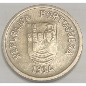 Аверс монеты Индия, 2 танга, 1934