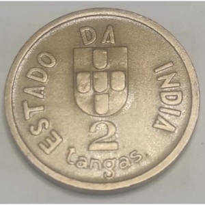 Реверс монеты Индия, 2 танга, 1934