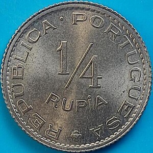 Аверс монеты Индия, ¼ рупии, 1947-1952